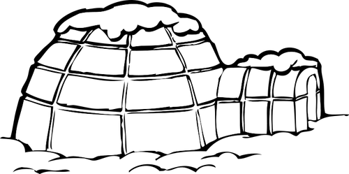 free clipart of igloo