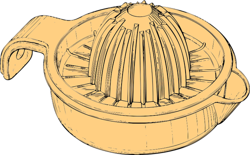 Пластиковые соковыжималка векторное изображение