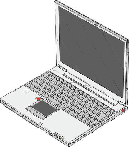 Disegno vettoriale di laptop personal computer