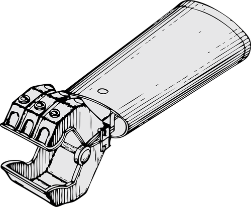 Ilustracja wektorowa elektrohydrauliczne widoku 3D