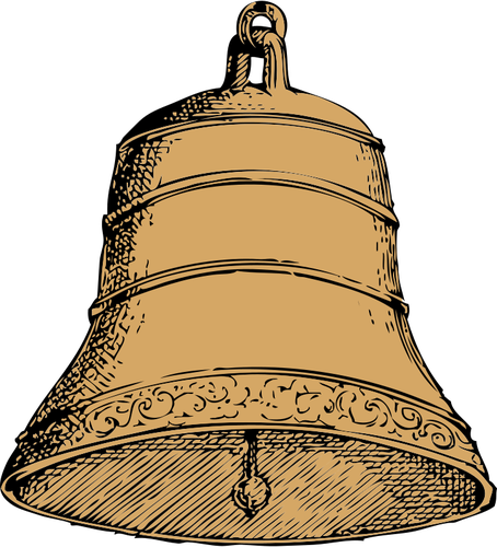 Vecchia immagine vettoriale campana