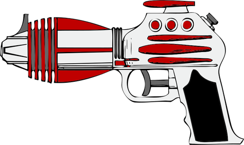 Child toy gun vector clip art