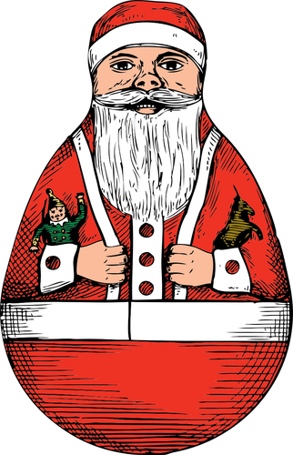 Santa Claus leksak vektor