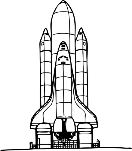 Spaceshuttle vector afbeelding