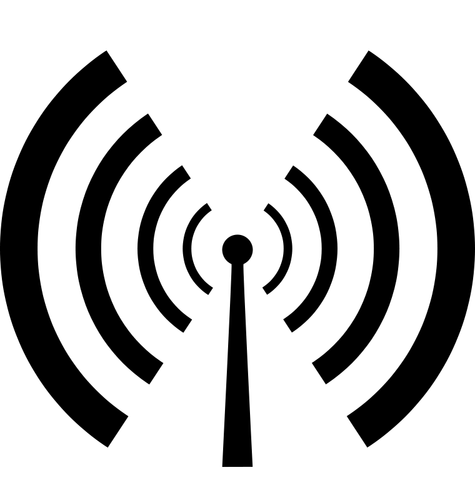 无线信号接收矢量标志