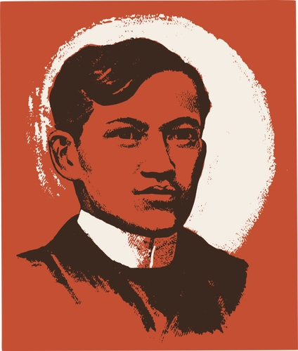 Jose Rizal vector portret