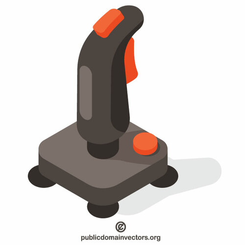 Computer joystick clip art