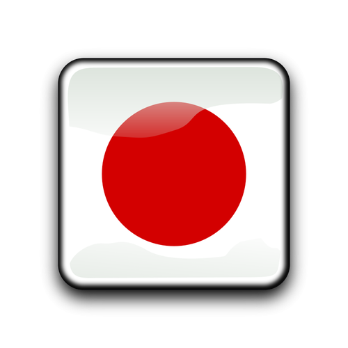 Japanese flag vector