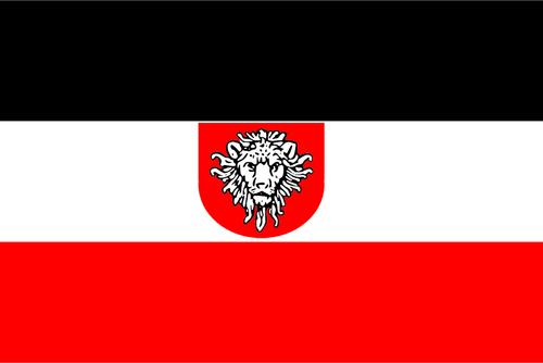 Flag of German East Africa vector image