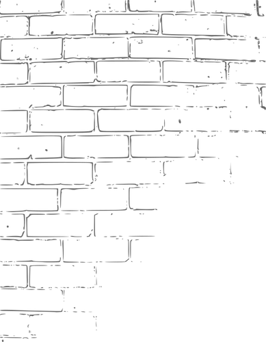 White brick border detail vector image