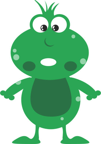 Comic kero man vector image