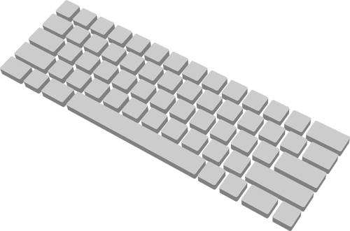 Ordinateur clavier 3D