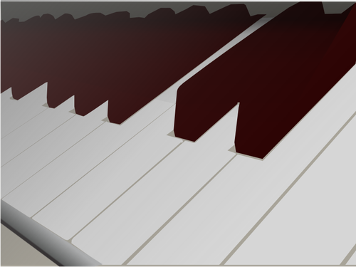 Obrázek klávesnice klavíru