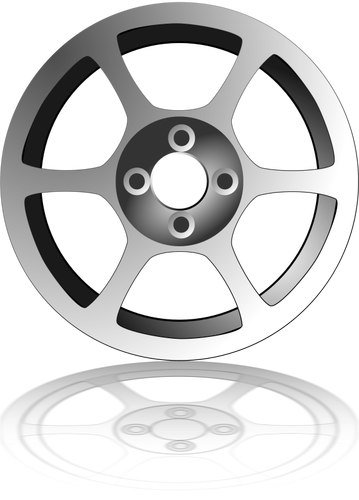Wheel rim vector graphics