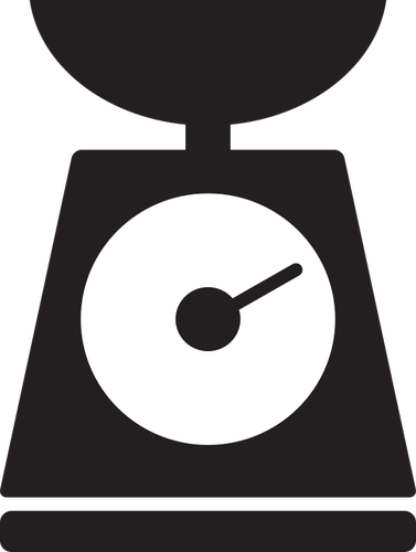 Kitchen scale icon