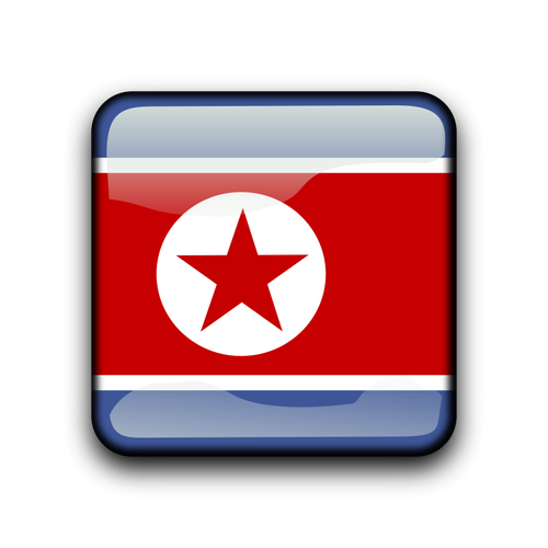 North Korea flag vector