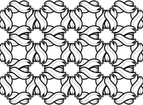 Vector image of black and white pattern background