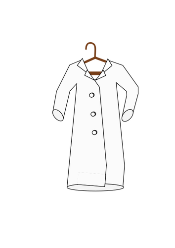 معطف مختبر
