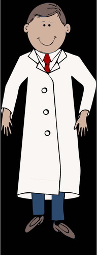 Scientist in lab coat