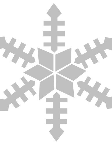 Snøfnugg vector illustrasjon