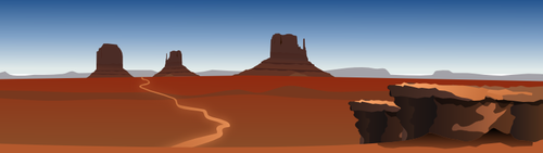 Vector graphics of landscape America