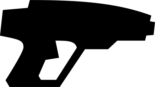 Gambar vektor laser gun pictogram