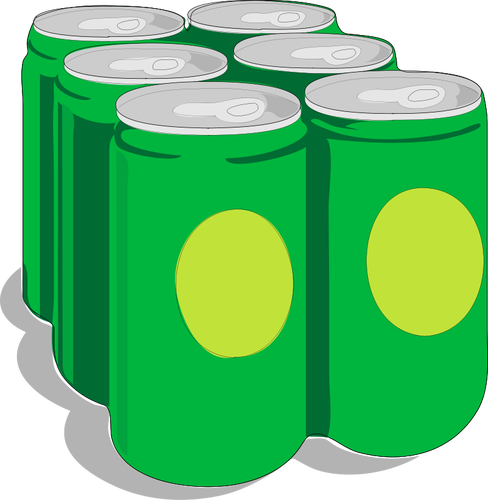 Canned drink vector graphic
