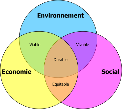 Diagrama do vetor de desenvolvimento durável