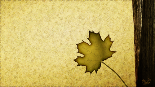 Leaf and tree vector image