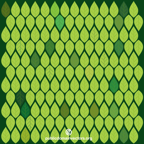 Motif de feuilles de feuillage