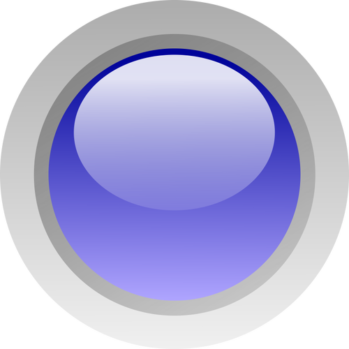 Dedo tamaño botón azul vector de la imagen