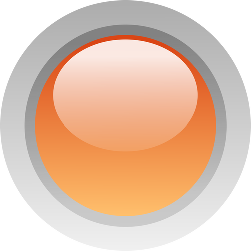 Finger size orange button vector drawing