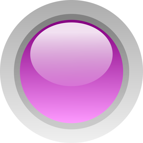 Палец размер розовую кнопку Векторная иллюстрация