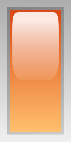 Rektangulär orange box vektor illustration