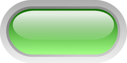 Yeşil düğmeye vektör çizim hap şeklinde