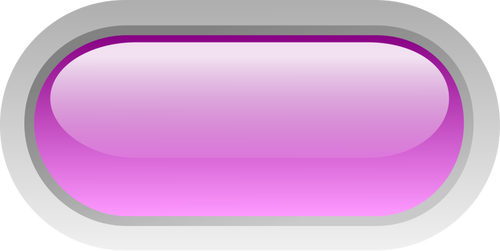 Pill shaped purple button vector clip art