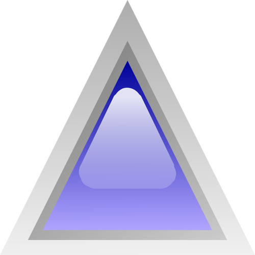 蓝色 led 的三角形矢量图形