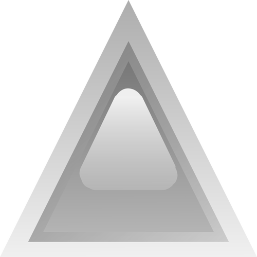 صورة متجه مثلث مُقاد باللون الرمادي