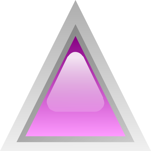 Purple led triangle vector clip art