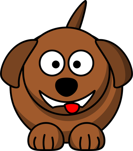 Vector image of lemmlings cartoon dog