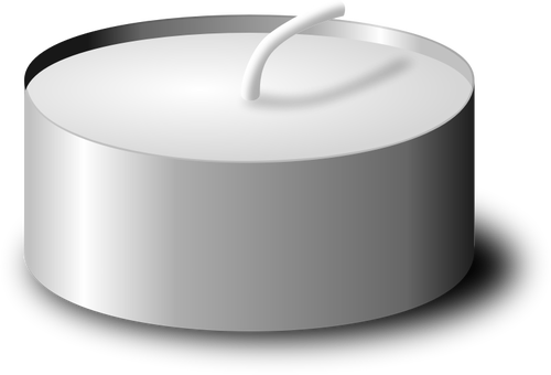 Vector de la imagen de la vela de té fotorealista