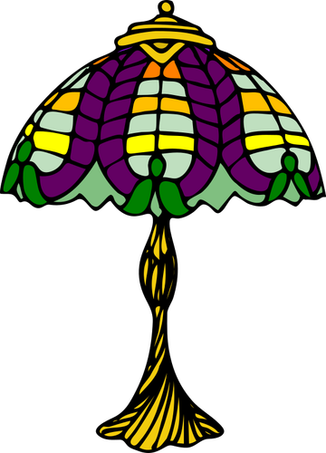 Färgade lampan