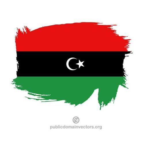リビアの旗ベクター グラフィックス