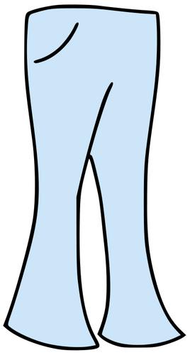 Bell bottoms vector image