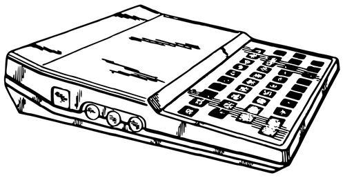 Sinclair ZX81 computer vector drawing