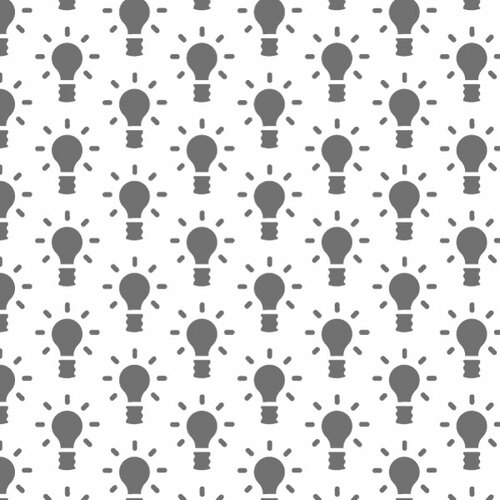 Light bulb seamless pattern