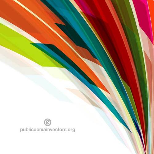 Colored lines vector graphics