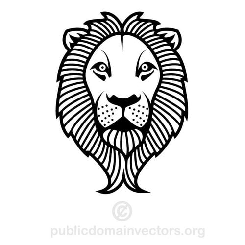 Lion vektorový design