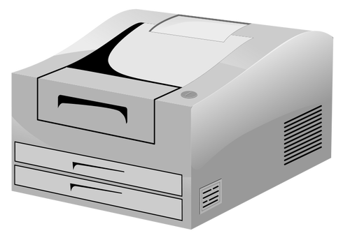 Laser Printer ln vector image