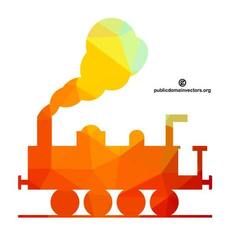 Image clipart locomotive silhouette